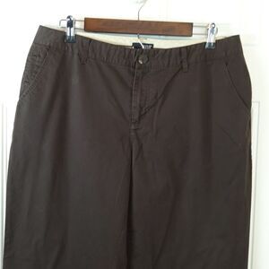 (3/$20) a.n.a brown wide leg five pocket pants